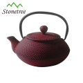 mini cast iron pots tea kettle and teapot for camping hiking